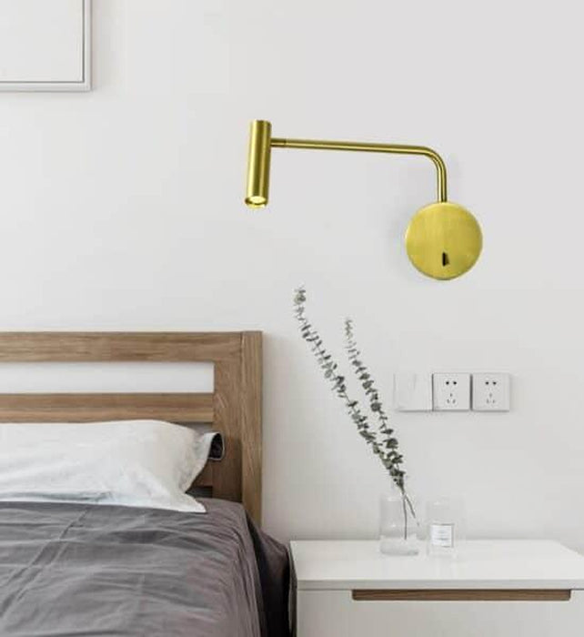 Njála Swing Arm Wall Lamp-DWHOME