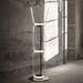 Bamboo Glass Floor Lamp-DWHOME