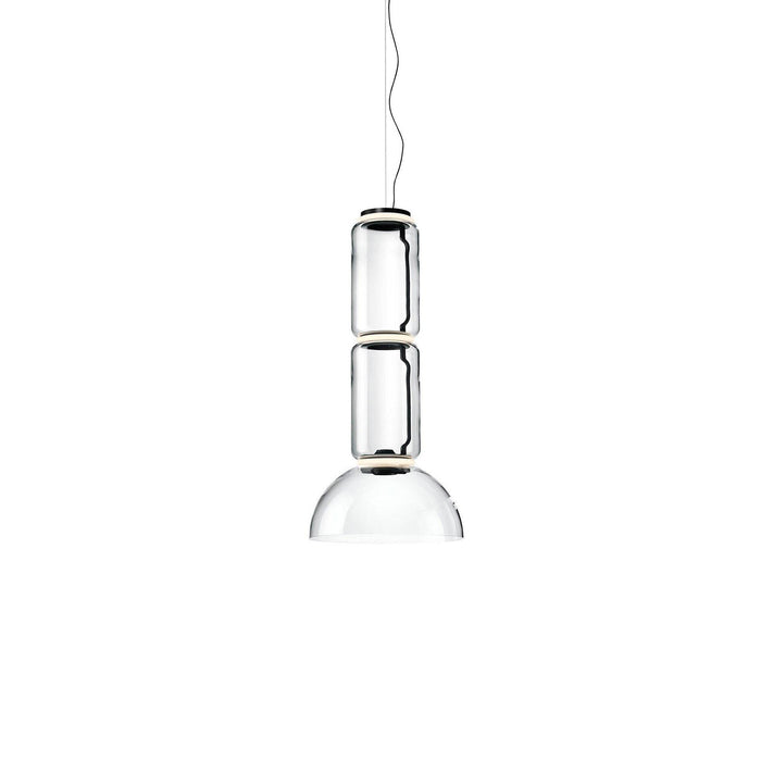 Cylindrical Glass Pendant Light-DWHOME