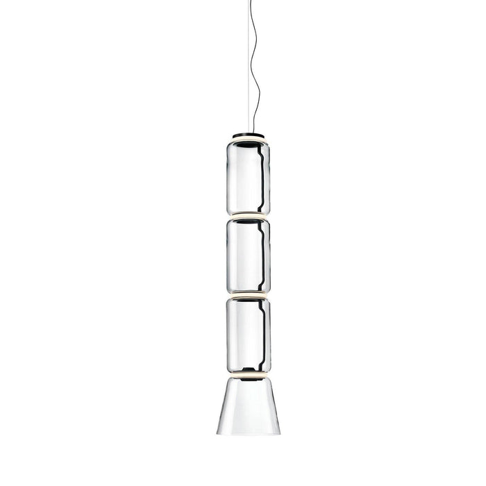 Cylindrical Glass Pendant Light-DWHOME