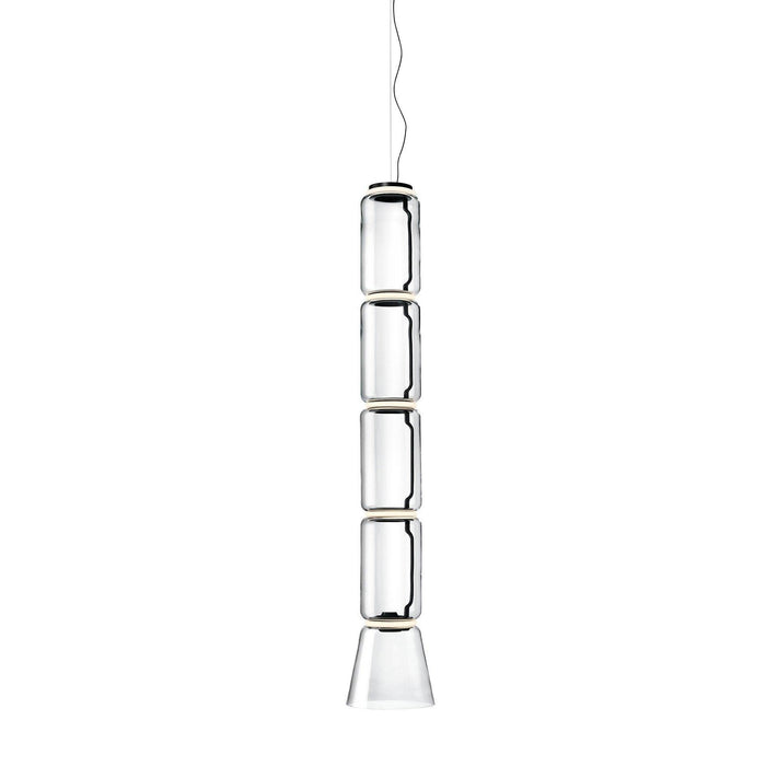Cylindrical Glass Pendant Light-DWHOME