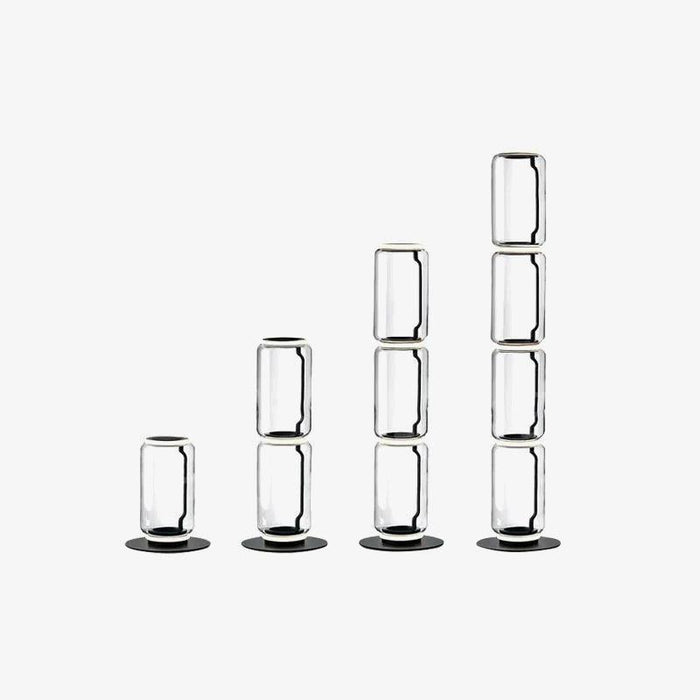 Bamboo Glass Floor Lamp-DWHOME