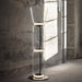 Bamboo Glass Floor Lamp-DWHOME