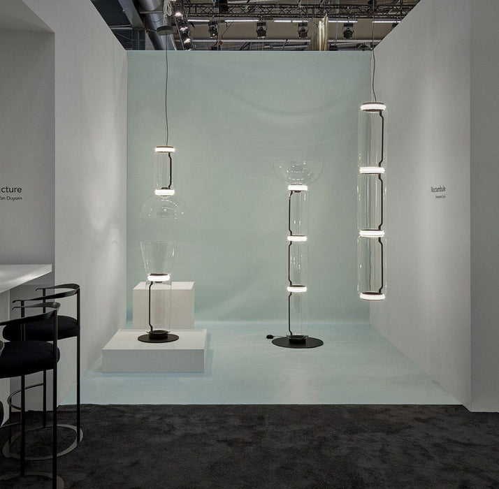 Cylindrical Glass Pendant Light-DWHOME