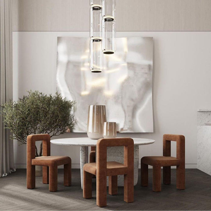 Cylindrical Glass Pendant Light-DWHOME