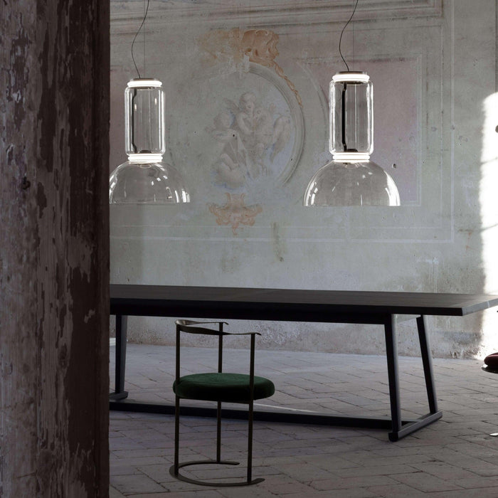 Cylindrical Glass Pendant Light-DWHOME