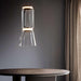 Cylindrical Glass Pendant Light-DWHOME
