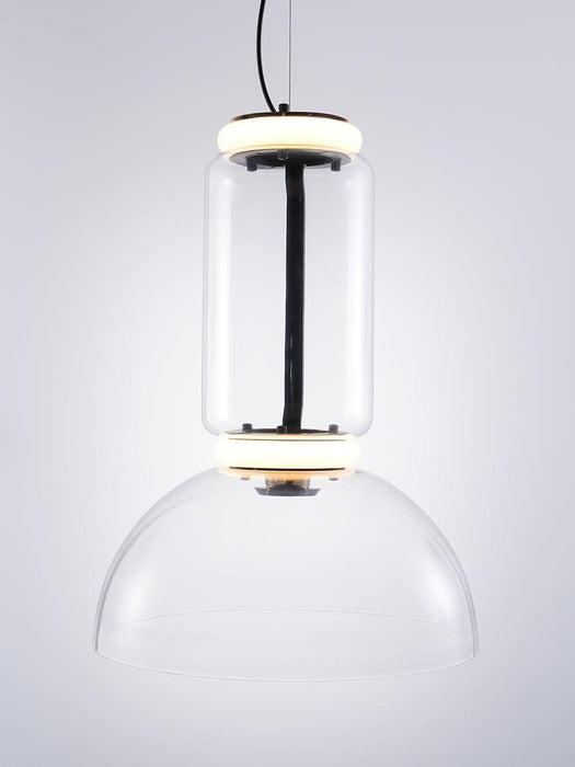 Cylindrical Glass Pendant Light-DWHOME