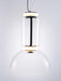 Cylindrical Glass Pendant Light-DWHOME