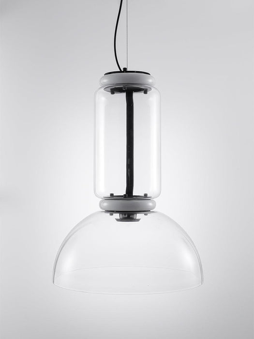 Cylindrical Glass Pendant Light-DWHOME