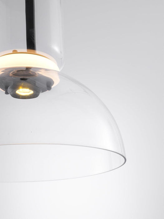 Cylindrical Glass Pendant Light-DWHOME