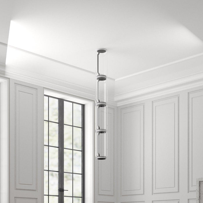 Cylindrical Glass Pendant Light-DWHOME