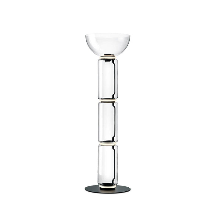 Bamboo Glass Floor Lamp-DWHOME