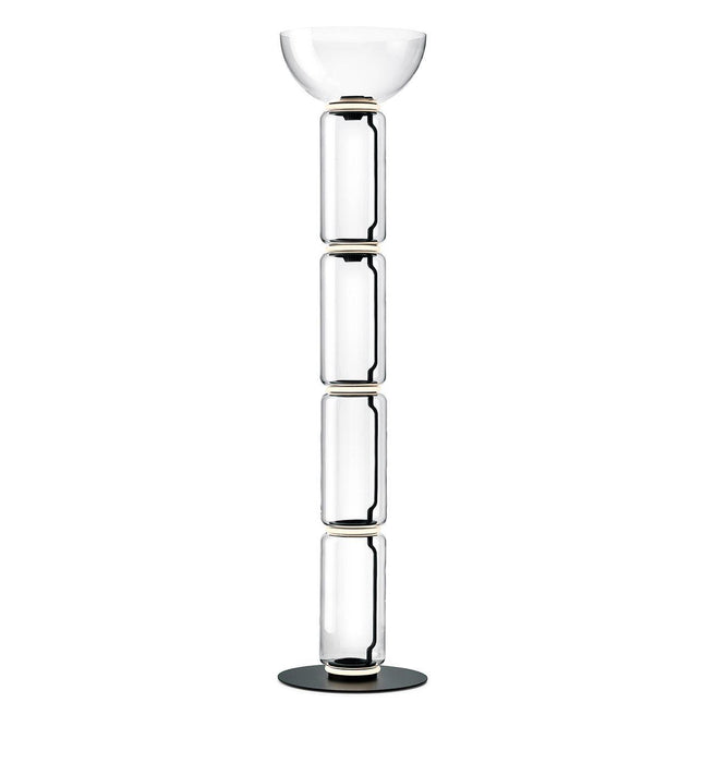 Bamboo Glass Floor Lamp-DWHOME