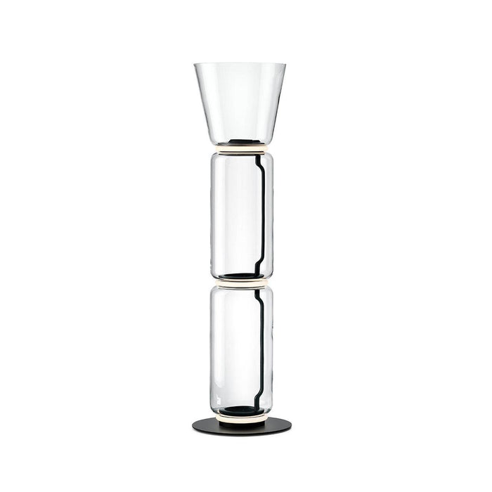 Bamboo Glass Floor Lamp-DWHOME