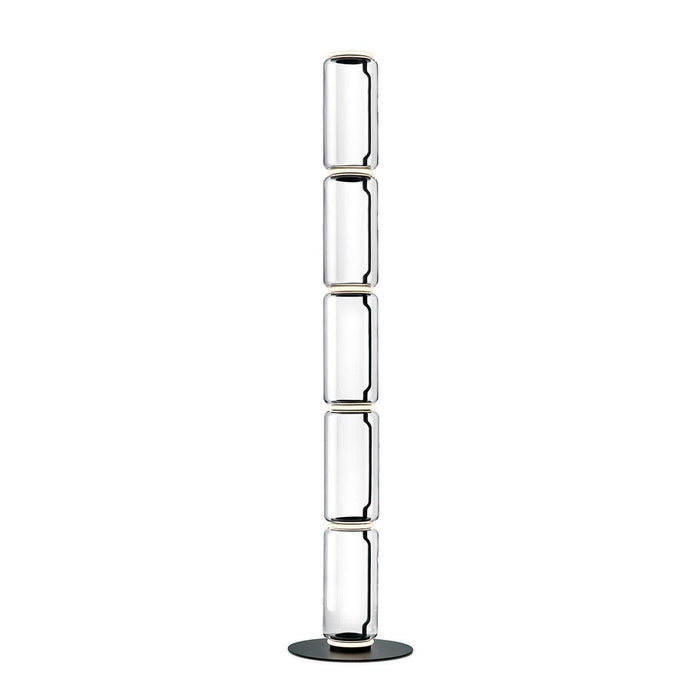 Bamboo Glass Floor Lamp-DWHOME