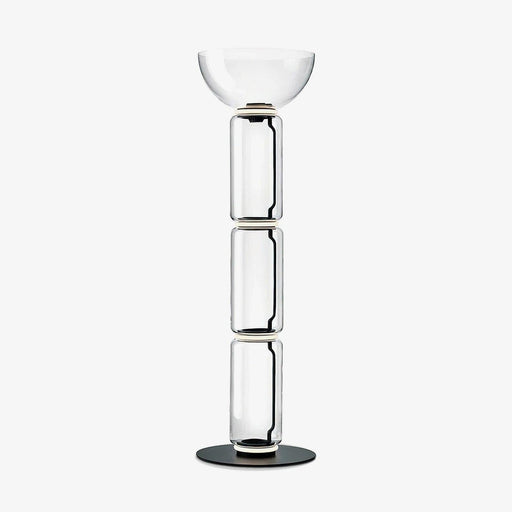 Bamboo Glass Floor Lamp-DWHOME