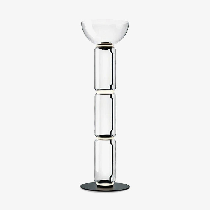 Bamboo Glass Floor Lamp-DWHOME