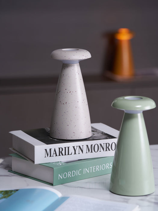 Noko Mushroom Rechargeable Table Lamp-DWHOME