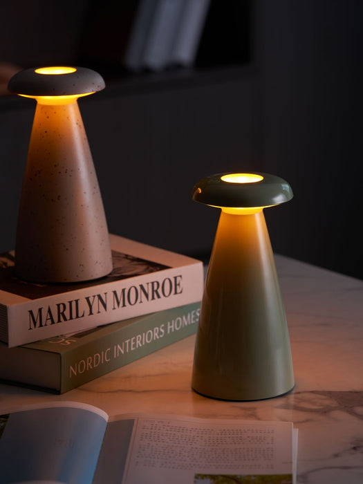 Noko Mushroom Rechargeable Table Lamp-DWHOME
