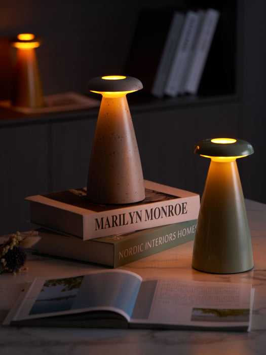 Noko Mushroom Rechargeable Table Lamp-DWHOME