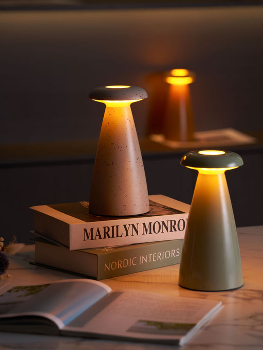 Noko Mushroom Rechargeable Table Lamp-DWHOME