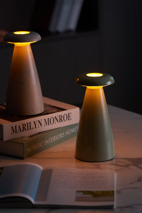 Noko Mushroom Rechargeable Table Lamp-DWHOME