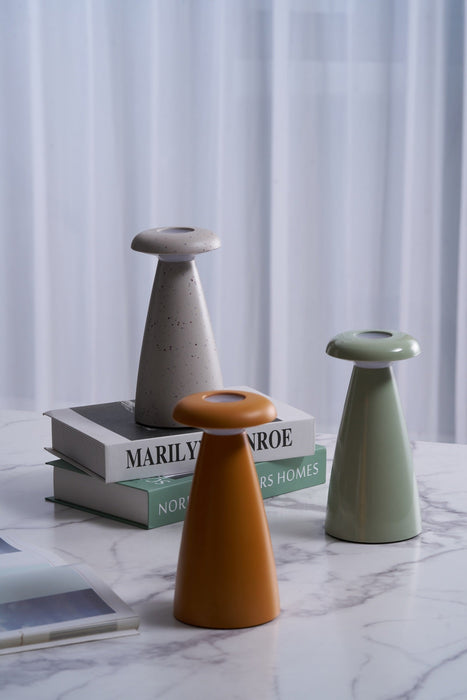 Noko Mushroom Rechargeable Table Lamp-DWHOME