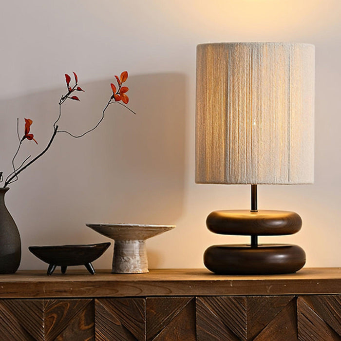 Nora Wood Table Lamp - DWHOME