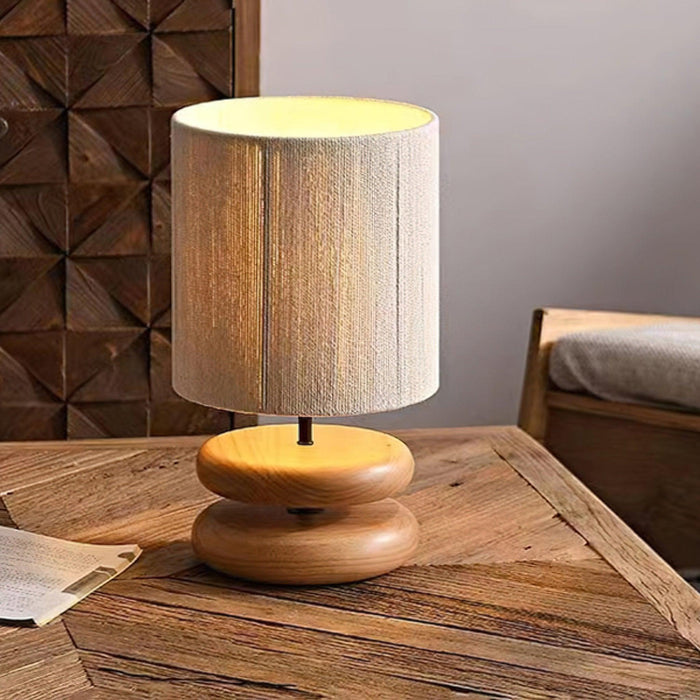 Nora Wood Table Lamp - DWHOME