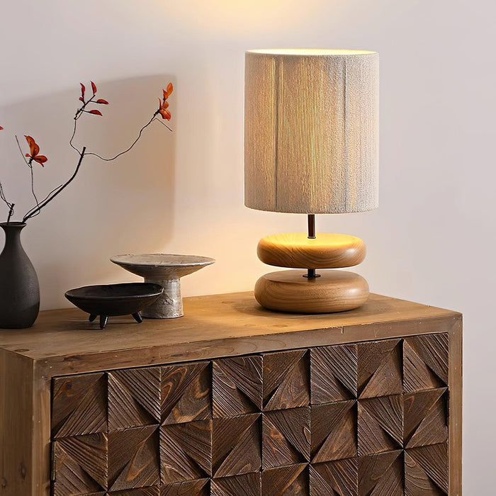 Nora Wood Table Lamp - DWHOME
