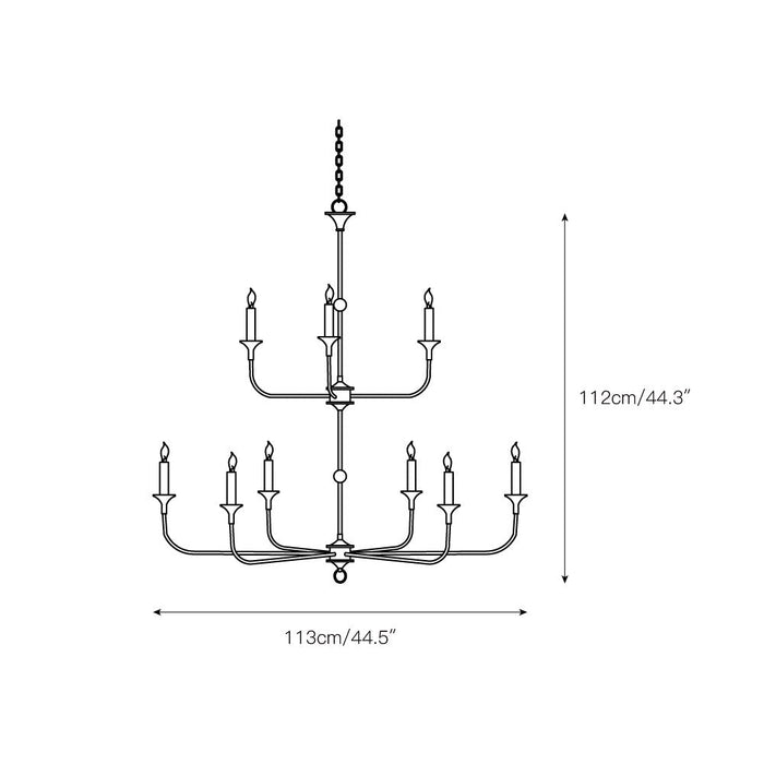 Cecil Grande Chandelier-DWHOME