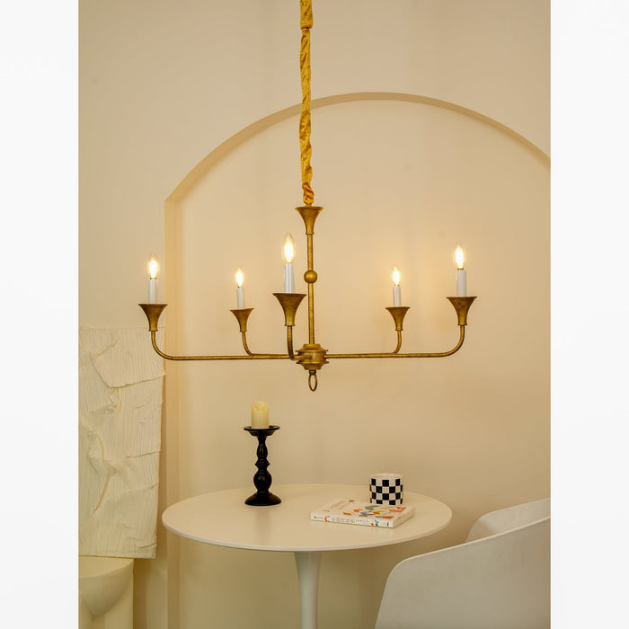 Elara Candle Chandelier-DWHOME