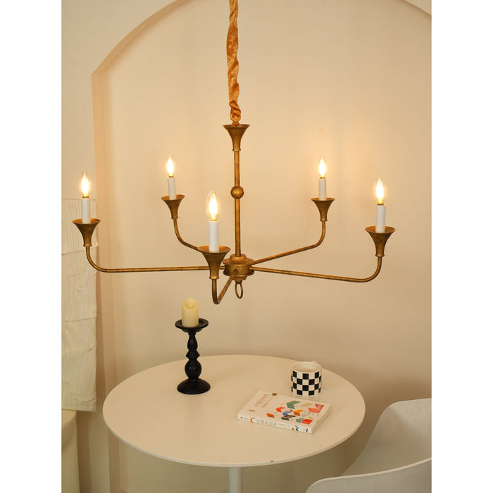 Elara Candle Chandelier-DWHOME