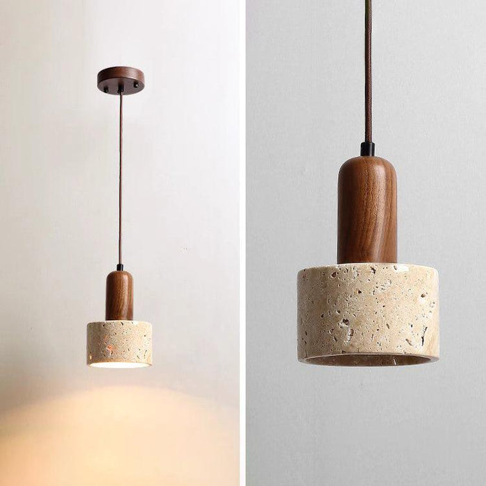 Sonoma Wood And Stone Minimalist Pendant Lights - DWHOME