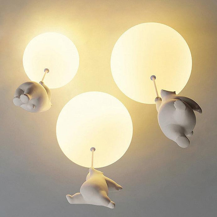 The Flying Bears Children Nursery Ceiling Light-DWHOME