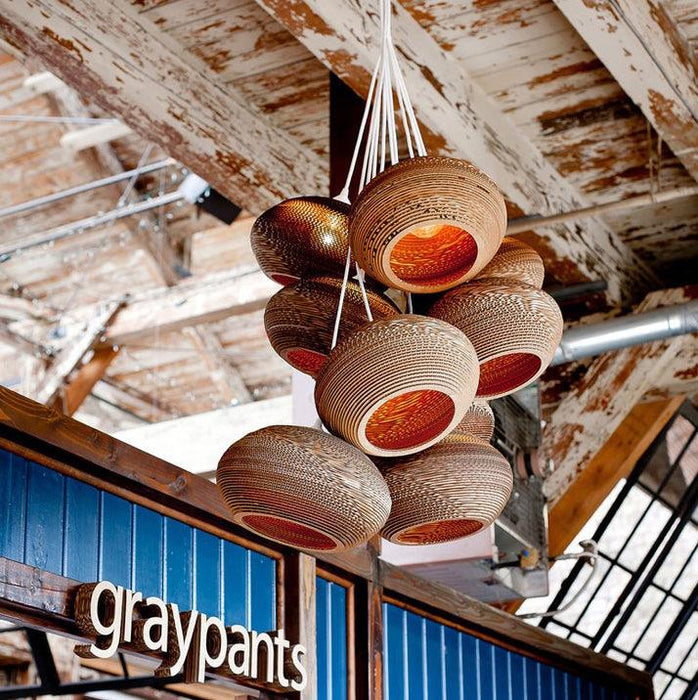 Luminaria Corrugated Board Pendant Light - DWHOME