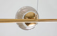 Olive Tree 6 Head Branch Tinted Glass Kitchen Island Pendant Light - DWHOME