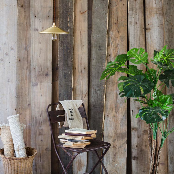 Trudeau Brass Shade Minimalist Pendant Light - DWHOME