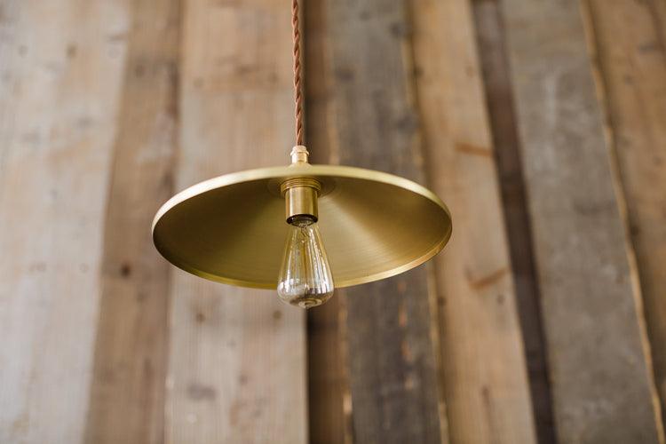 Trudeau Brass Shade Minimalist Pendant Light - DWHOME