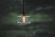 Matilda Glass Mid Century Vintage look Brass Fitting Pendant Light - DWHOME