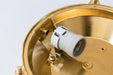 Nautilus Oval brass cage outdoor wall light / ceiling Light-DWHOME