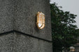 Nautilus Oval brass cage outdoor wall light / ceiling Light-DWHOME