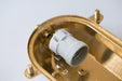 Nautilus Oval brass cage outdoor wall light / ceiling Light-DWHOME