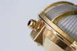 Nautilus Oval brass cage outdoor wall light / ceiling Light-DWHOME