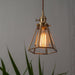 Lanterna brass frame glass pendant light - DWHOME