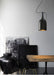 Kemi loft minimalist monochrome pendant light with strap handle - DWHOME