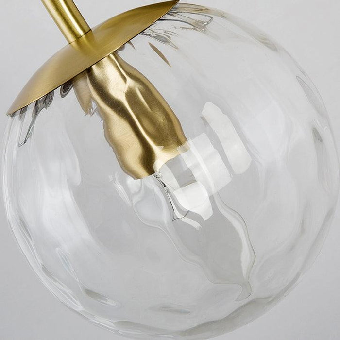 Pomelo Mid century modern Glass Ball Brass Wall Light - DWHOME