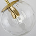 Pomelo Mid century modern Glass Ball Brass Wall Light - DWHOME