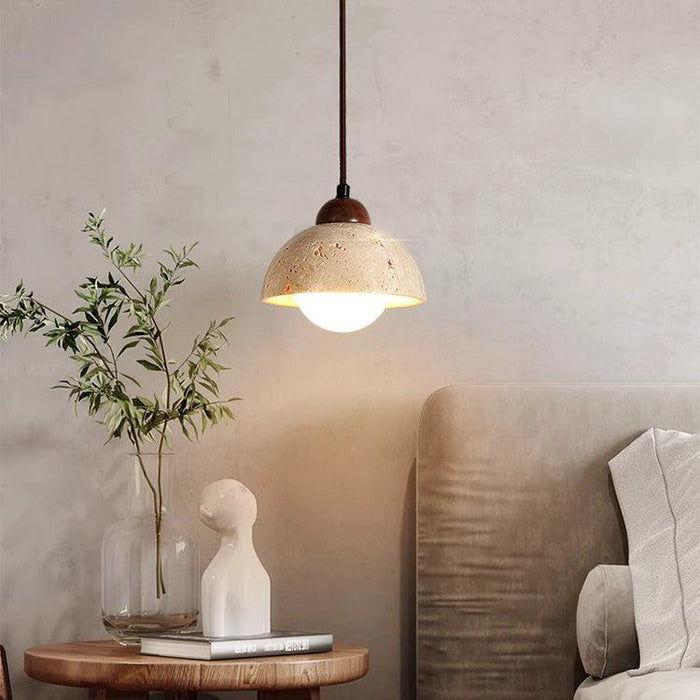 Sonoma Wood And Stone Minimalist Pendant Lights - DWHOME